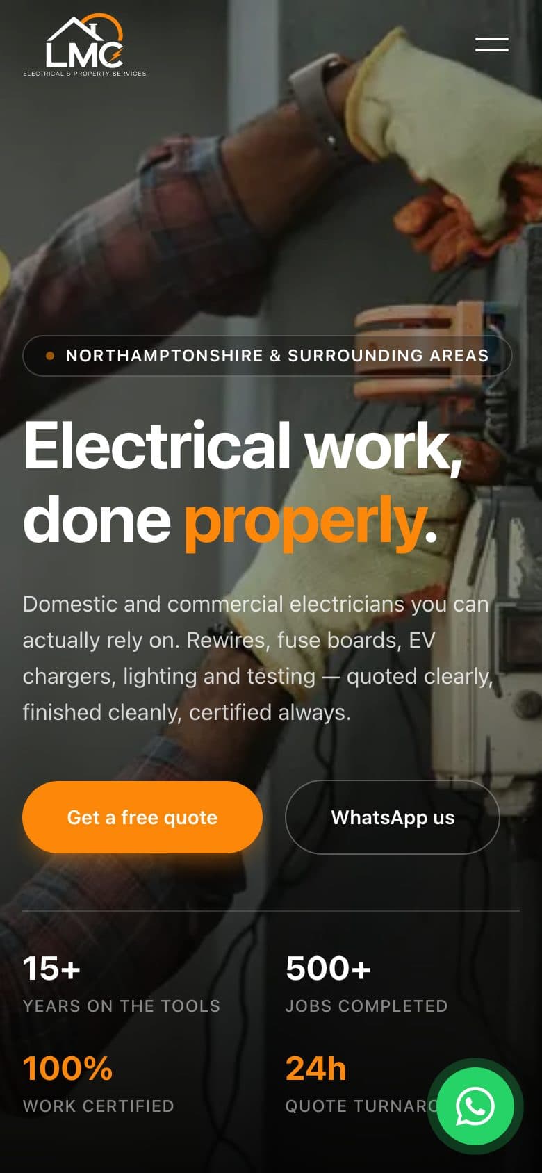 LMC Electrical — mobile